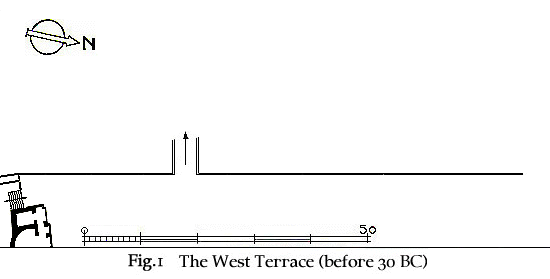 West Terrace Temples in the Pre-Augustan 
Era